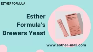 Unlock the Secret to Luscious Locks with Esther Formula’s Brewers Yeast for Hair