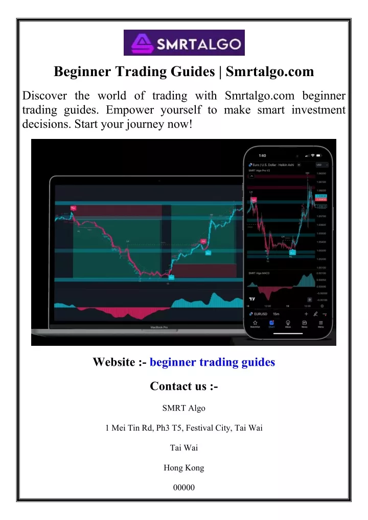 beginner trading guides smrtalgo com