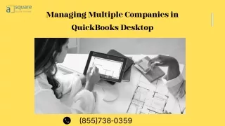 managing multiple companies in quickbooks desktop