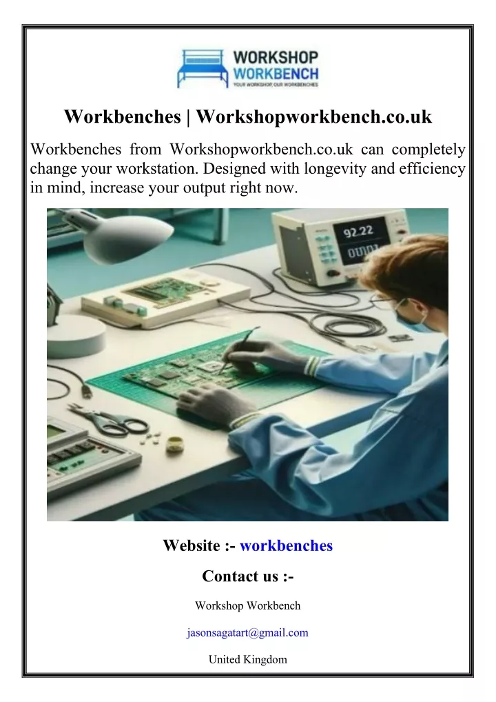 workbenches workshopworkbench co uk