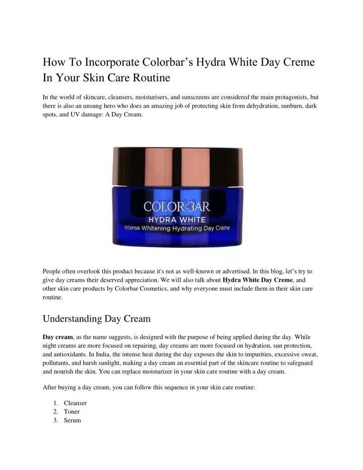 how to incorporate colorbar s hydra white