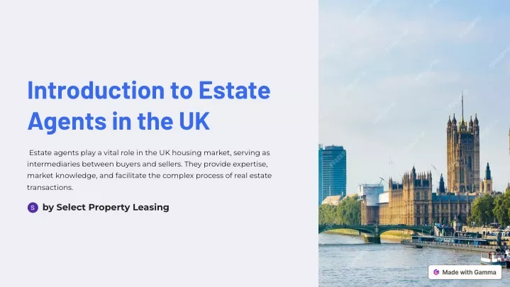 introduction to estate agents in the uk