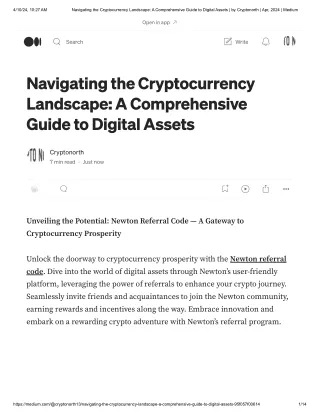 Navigating the Cryptocurrency Landscape_ A Comprehensive Guide to Digital Assets