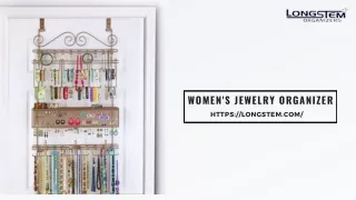 Longstem  women's jewelry organizer