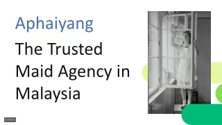 Trusted Filipino Maid Agency in Malaysia