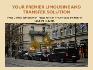 Your Premier Limousine and Transfer Solution