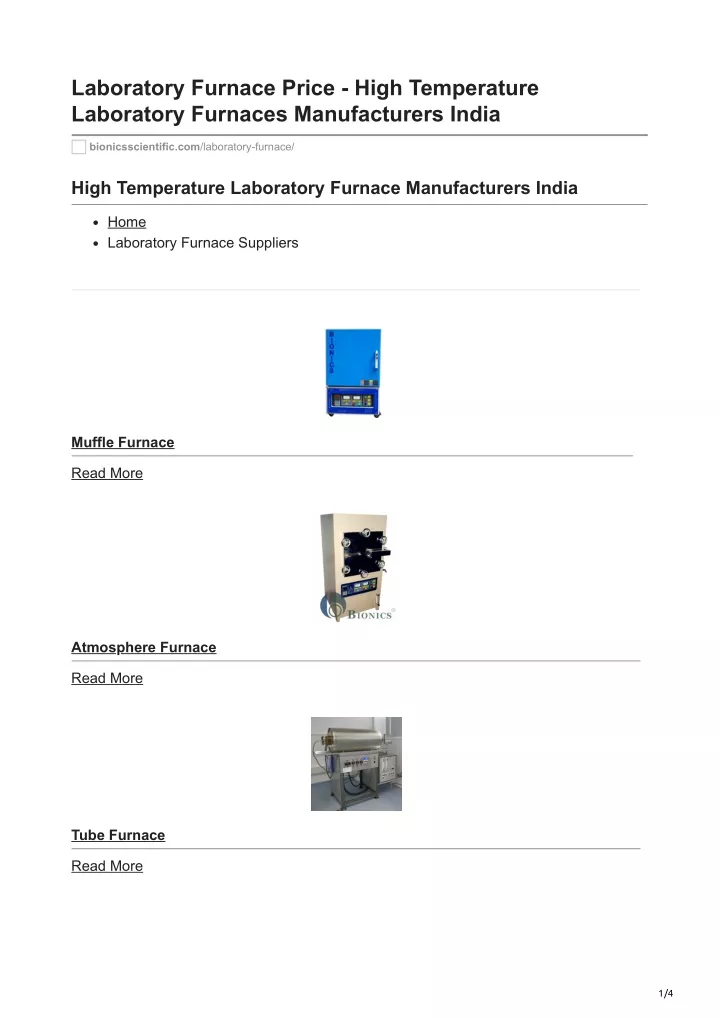 laboratory furnace price high temperature