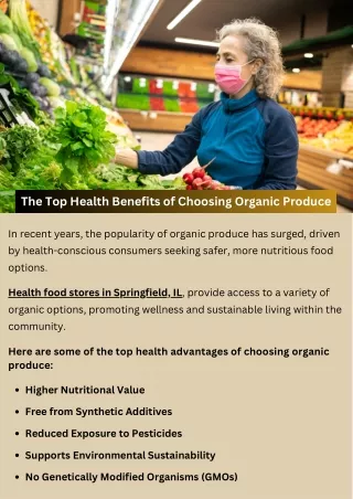 The Top Health Benefits of Choosing Organic Produce