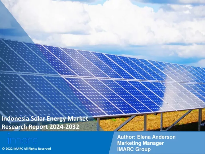indonesia solar energy market research report