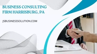 Business Consulting Firm Harrisburg, PA