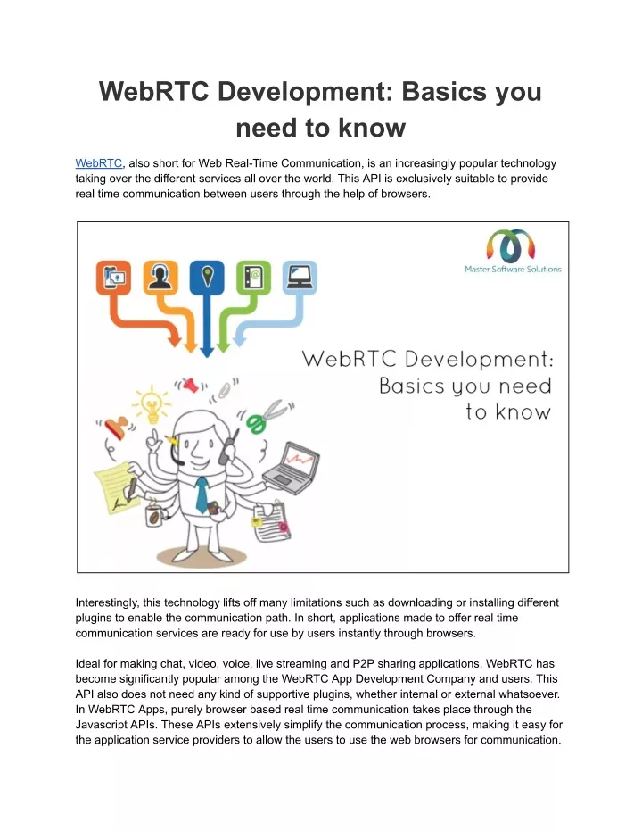 webrtc development basics you need to know