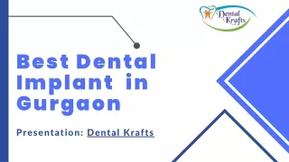 Best Dental Implant Gurgaon