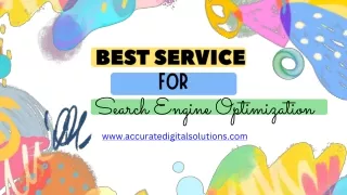 Best Service for Search Engine Optimization - www.accuratedigitalsolutions.com