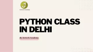Python  classes in  Delhi