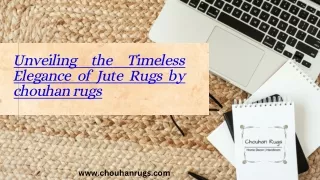 Unveiling the Timeless Elegance of Jute Rugs by chouhan rugs