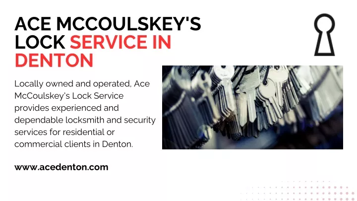 ace mccoulskey s lock service in denton