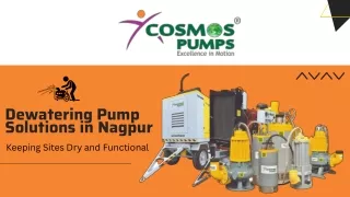 Dewatering Pump Services in Nagpur Keeping Sites Dry