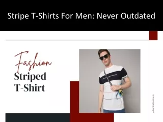 Stripe T-Shirts For Men Never Outdated