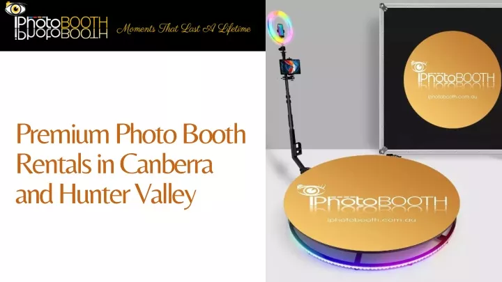 premium photo booth rentals in canberra