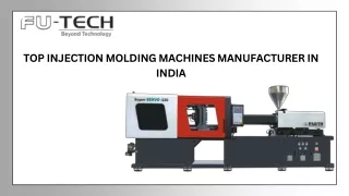 Quality Injection Molding Machines from Trusted Manufacturer | Futech Machinery