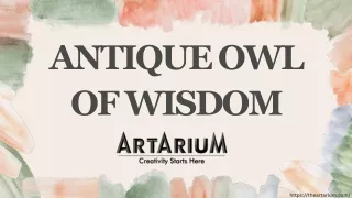 Antique Owl of Wisdom