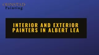 Your Trusted Interior & Exterior Painters in Albert Lea