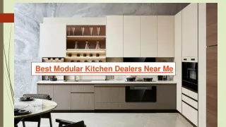Best Modular Kitchen Dealers Near Me