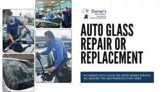 Auto glass repair & replacement san pablo