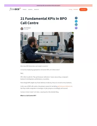 21 Fundamental KPIs In BPO Call Centre