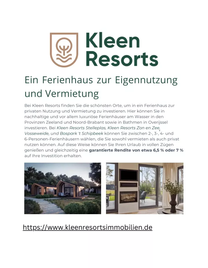 ein ferienhaus zur eigennutzung und vermietung