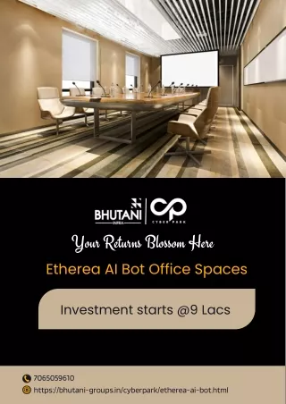 Elevate Your Business with office spaces in Etherea AI Bot