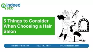 5 Things to Consider When Choosing a Hair Salon