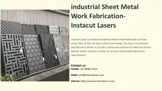 industrial Sheet Metal Work Fabrication, Best industrial Sheet Metal Work Fabric