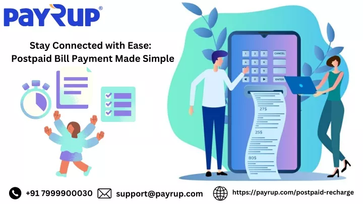 stay connected with ease postpaid bill payment