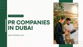 highly-rated PR companies in Dubai
