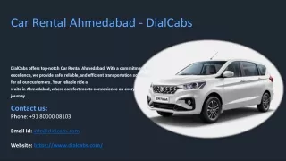 Car Rental Ahmedabad, Best Car Rental Ahmedabad