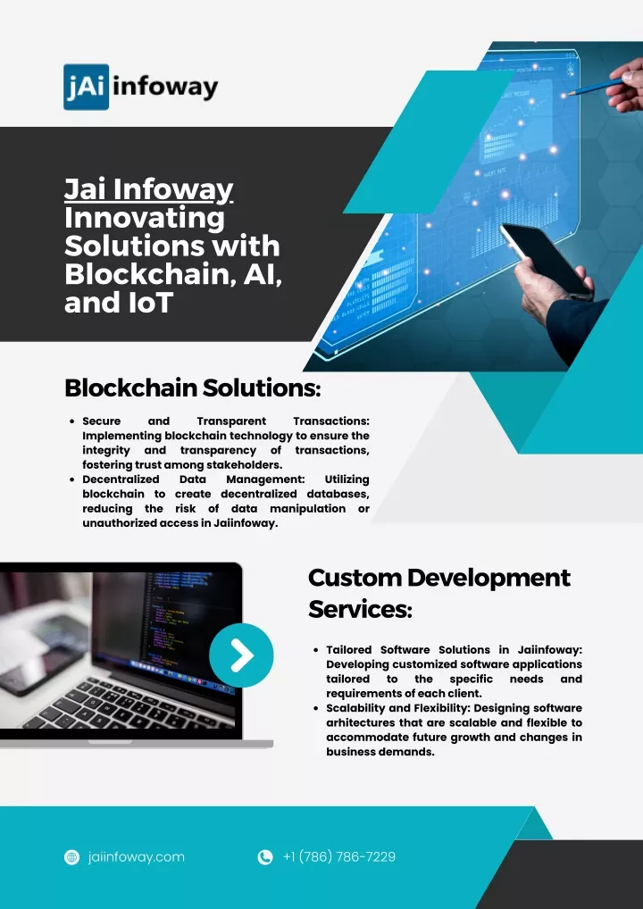 jai infoway innovating solutions with blockchain