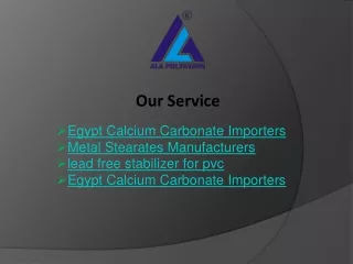 Egypt Calcium Carbonate Importers