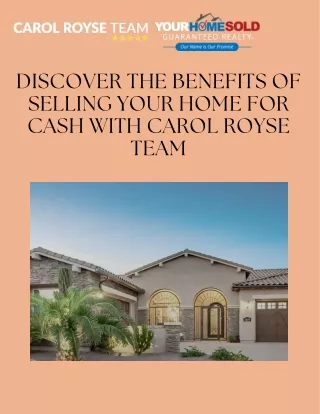 Discover the Benefits of Selling Your Home for Cash