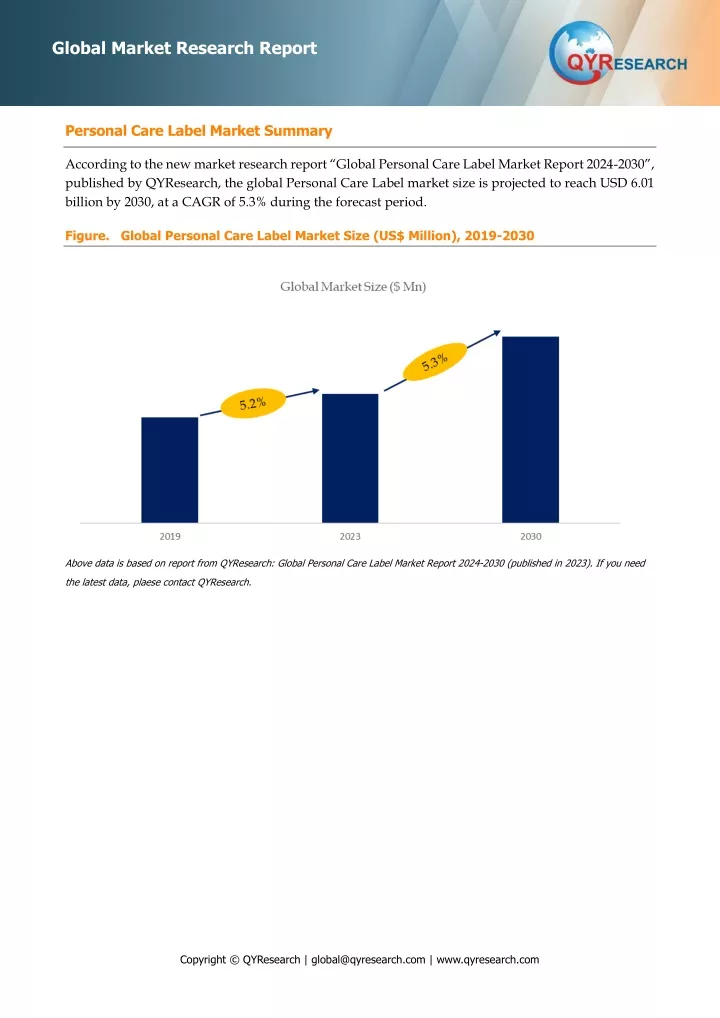 global market research report