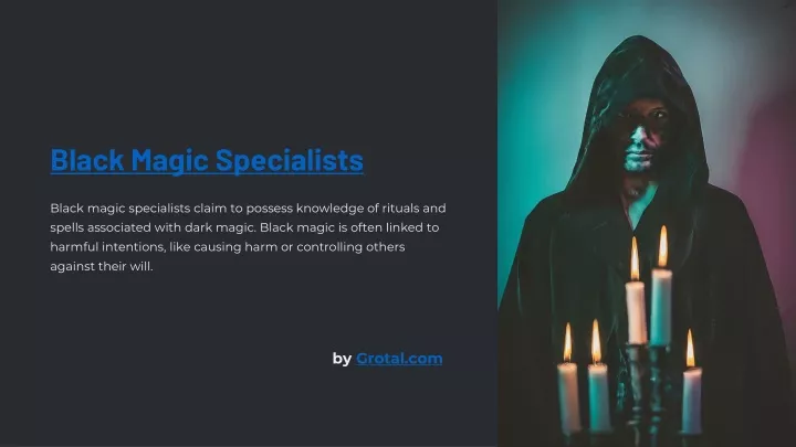 black magic specialists