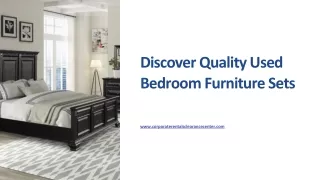 Budget Friendly Used Bedroom Furniture Sets for Your Home