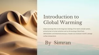 "The Heat Is On: Understanding Global Warming"