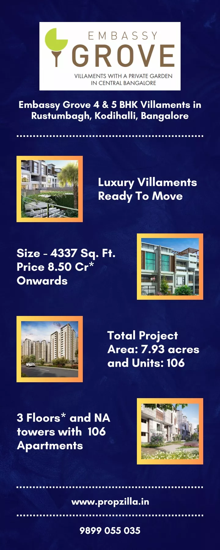 embassy grove 4 5 bhk villaments in rustumbagh