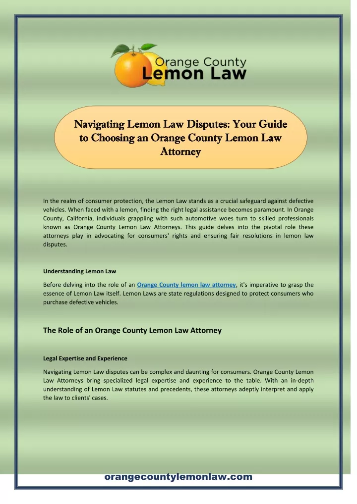 navigating lemon law disputes your guide