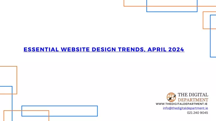 essential website design trends april 2024