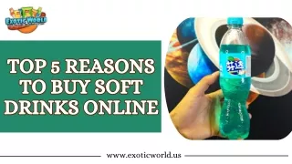 Conveniently Statify Your Thirst: Buy Soft Drinks Online