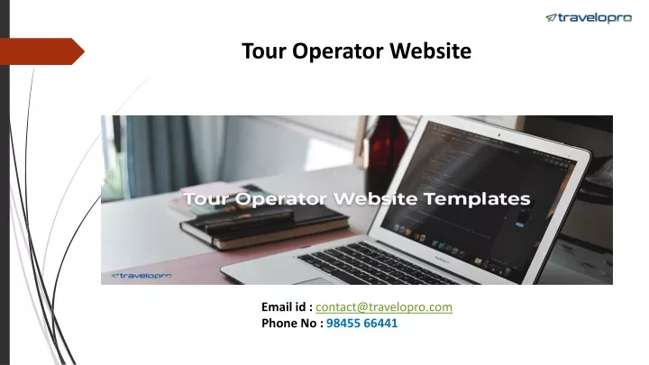 tour operator website