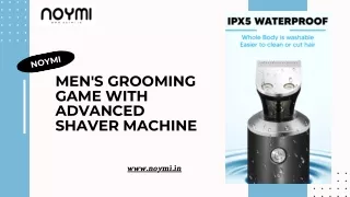 Men's Grooming Game with Advanced Shaver Machine