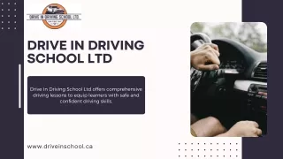 Drive In Driving School Ltd